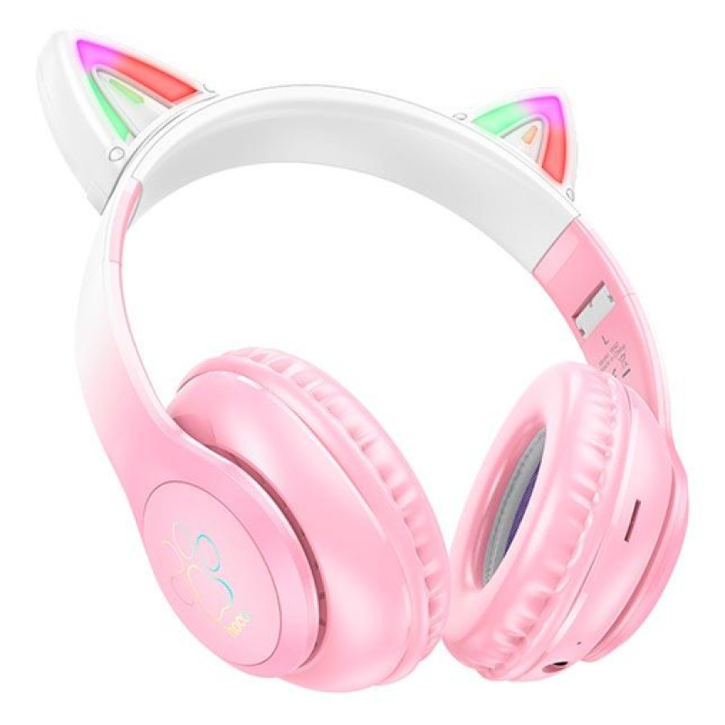 Bluetooth Stereo Hoco W42 Cat Ear cherry blossom
