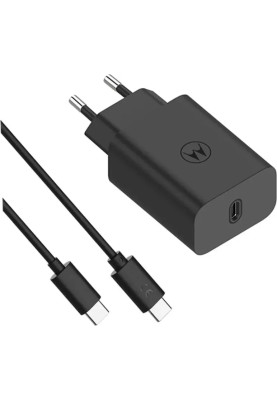МЗП Motorola 30W USB-C to USB-C cable (SJMC302) black UA