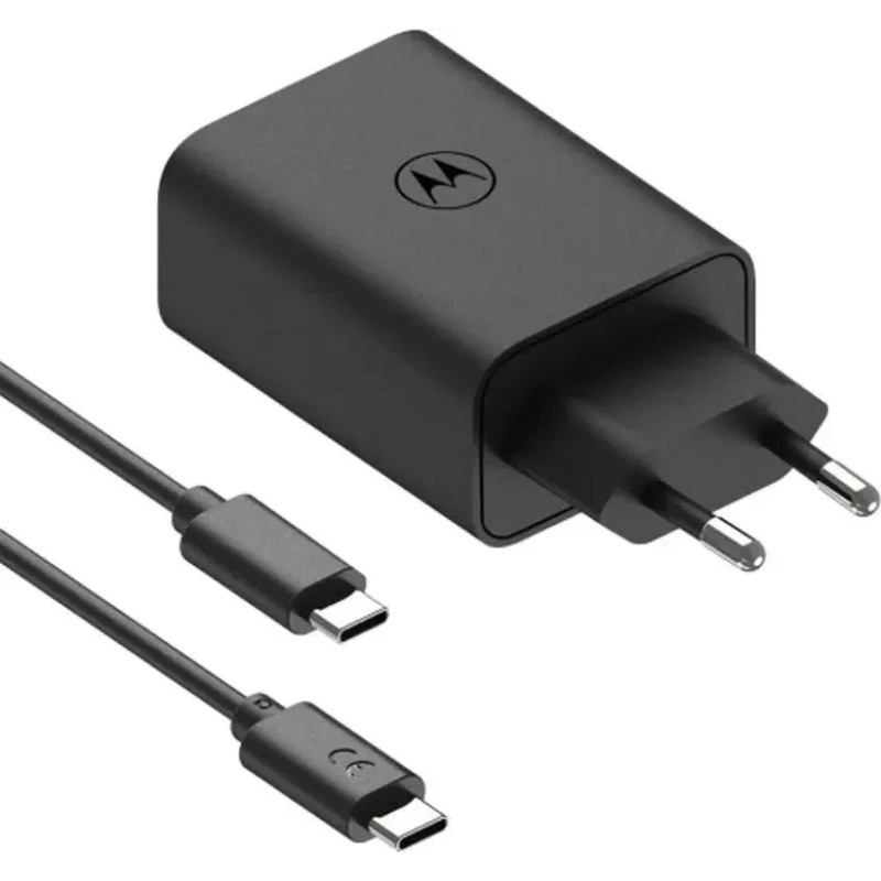МЗП Motorola 50W Duo USB-C/ USB-A to USB-C cable (SJMC502) black UA