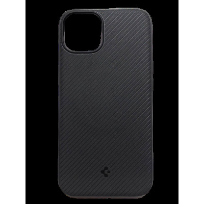 Накладка iPhone 14 matte black Mag Armor Spigen MagFit