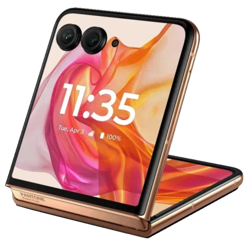 Смартфон Motorola Razr 50 Ultra 12/512GB Peach Fuzz (PB1T0060RS) UA UCRF