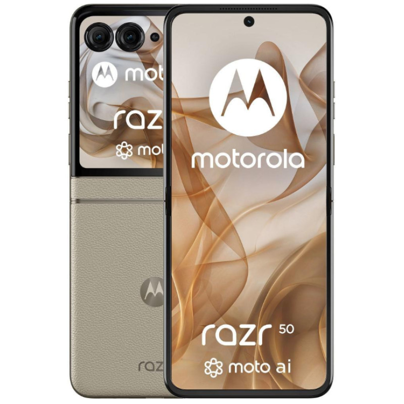 Смартфон Motorola Razr 50 8/256GB Beach Sand UA UCRF