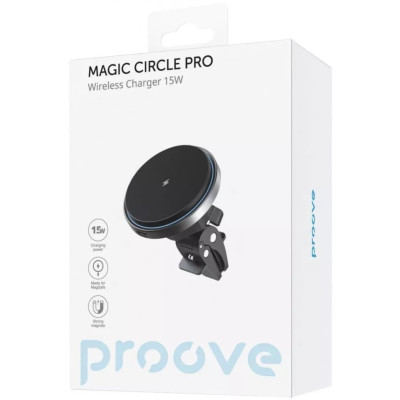 Холдер Proove 15W Magnetic Magic Circle Pro black UA (WHMP15010001) Холдер Proove 15W Magnetic Magic Circle Pro black UA (WHMP15010001)