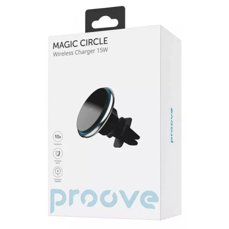 Холдер Proove 15W Magnetic Magic Circle silver UA (WHMC15020006)