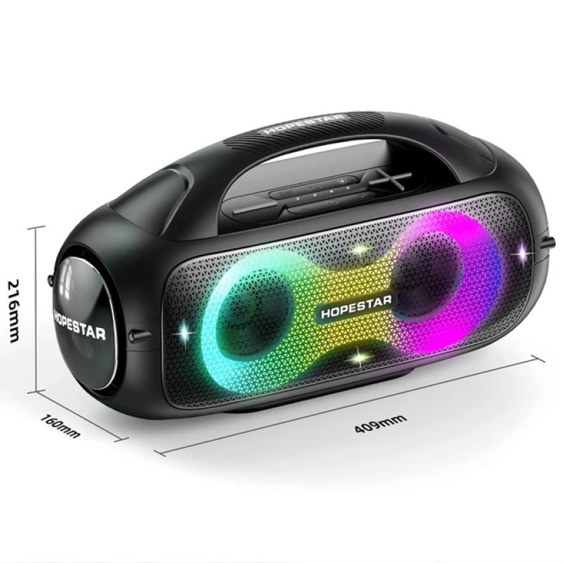 Bluetooth Колонка Hopestar A50 Party LED Grey