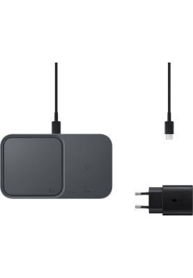 БЗП Samsung 15W Wireless Charger Duo with TA (EP-P5400TBEGEU) Grey UA