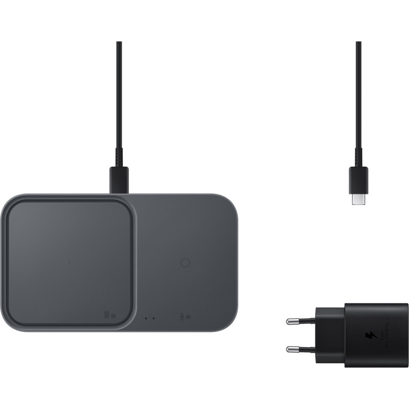 БЗП Samsung 15W Wireless Charger Duo with TA (EP-P5400TBEGEU) Grey UA