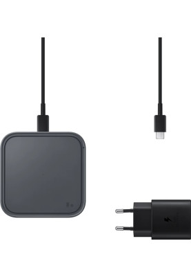 БЗП Samsung 15W Wireless Charger Pad with TA (EP-P2400TBEGEU) Grey UA