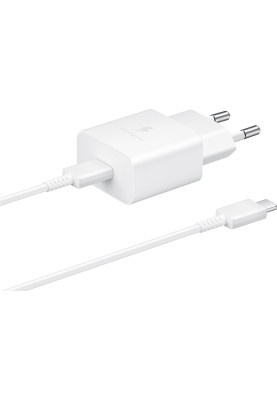 Мобільний зарядний пристрій Samsung 15W Type-C to Type-C (EP-T1510XWEGEU) white UA