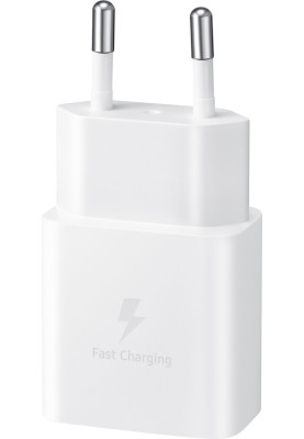 Мобільний зарядний пристрій Samsung 15W Type-C to Type-C (EP-T1510XWEGEU) white UA