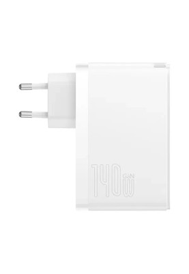 МЗП Baseus GaN5 Pro 140W Fast Charger USB-A/2USB-C USB-C (CCGP100202) white