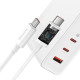 МЗП Baseus GaN5 Pro 140W Fast Charger USB-A/2USB-C USB-C (CCGP100202) white