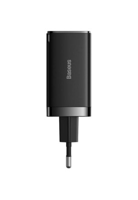 МЗП Baseus GaN5 Pro 65W USB-A/2USB-C cable Type-C to Type-C (CCGP120201) 1m black