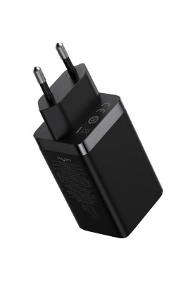 МЗП Baseus GaN5 Pro 65W USB-A/2USB-C cable Type-C to Type-C (CCGP120201) 1m black