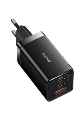 МЗП Baseus GaN5 Pro 65W USB-A/2USB-C cable Type-C to Type-C (CCGP120201) 1m black