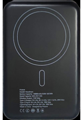 Power Bank Proove Hoodman Magnetic 10000mAh 20W black (PBH120010001) UA