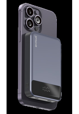 Power Bank Proove Hoodman Magnetic 10000mAh 20W gray (PBH120010003) UA