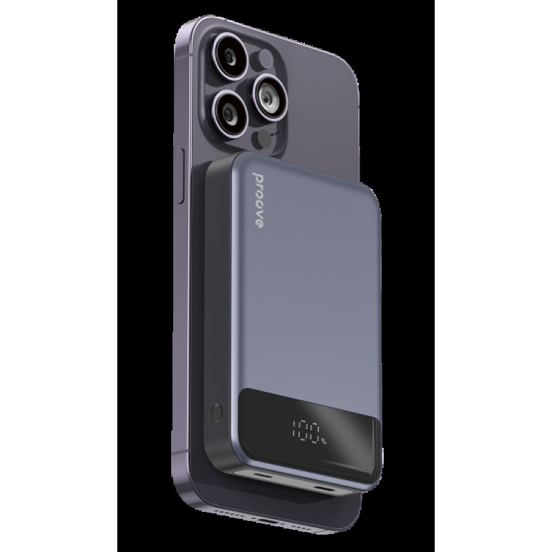 Power Bank Proove Hoodman Magnetic 10000mAh 20W gray (PBH120010003) UA