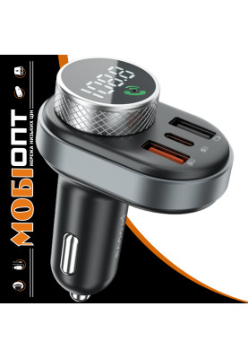 FM-модулятор/дисплей Proove Launcher Sound Link 30W (PD+QC3.0) Type-C+USB (FMSL30110001) UA
