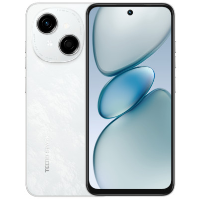 Смартфон Tecno Spark Go1 (KL4) 4/128Gb Glittery White (4894947036194) UA UCRF