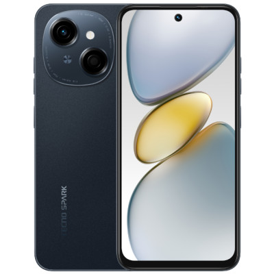 Смартфон Tecno Spark Go1 (KL4) 4/64Gb Startrail Black (4894947036439) UA UCRF