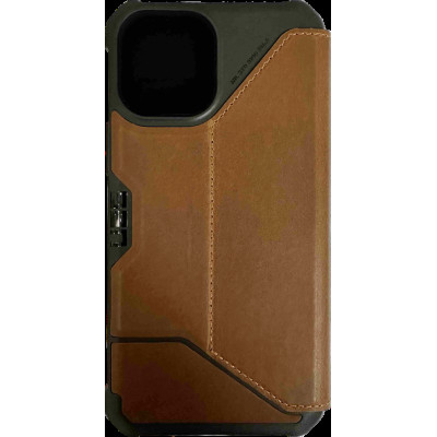 Чохол-книжка iPhone 12 Pro Max brown Metropolis Leather UAG
