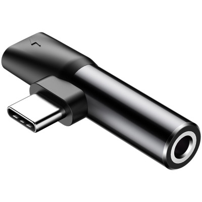 Адаптер AUX Type-C to Type-C + 3.5 Baseus L41 (CATL41-01)