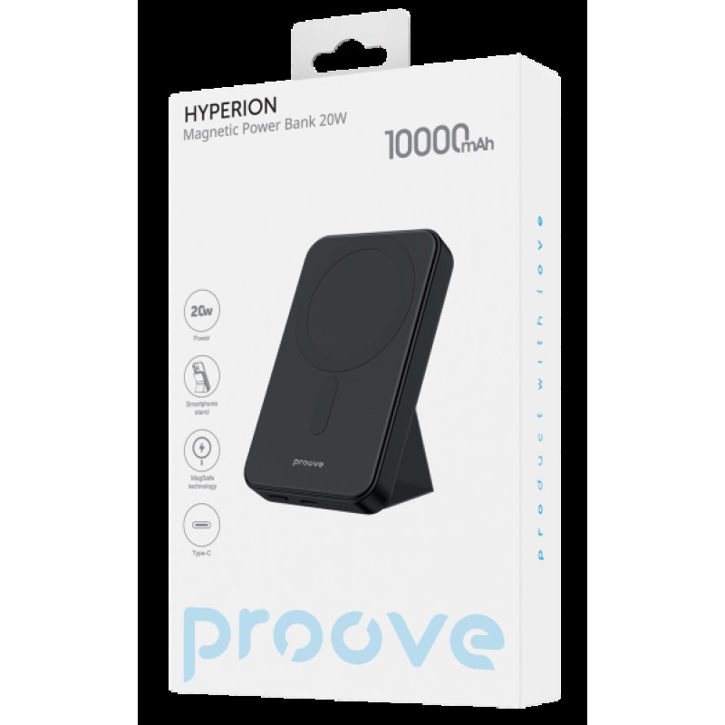 Power Bank Proove Hyperion 10000mAh 20W black (PBHP15020001) UA
