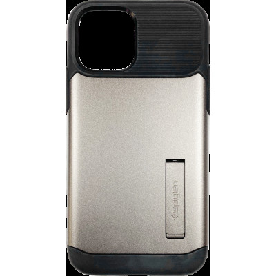 Накладка iPhone 12/12 Pro gunmetal Slim Armor Spigen