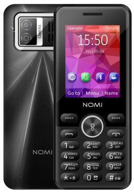 Телефон Nomi i2412 Black UA UCRF