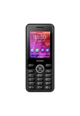 Телефон Nomi i2412 Black UA UCRF