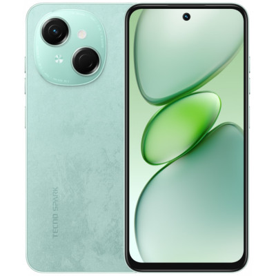 Смартфон Tecno Spark Go1 (KL4) 3/128Gb Magic Skeen Green (4894947050091) UA UCRF