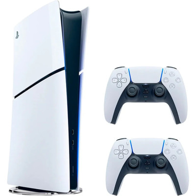 Консоль Sony PlayStation 5 Slim Digital Edition 1Tb White (CFI-2016) Dualsense UA