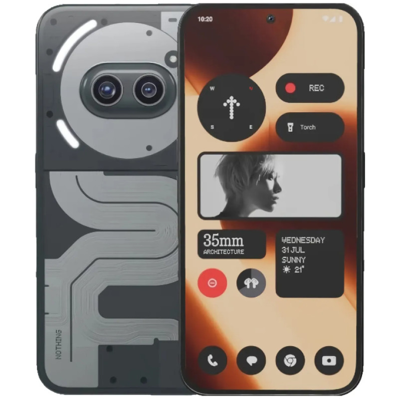 Смартфон Nothing Phone (2a) Plus 5G 12/256Gb Black Global version