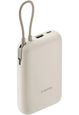 Power Bank Xiaomi 10000mAh (Integrated Cable) tan BHR9072GL (P15ZM) UA