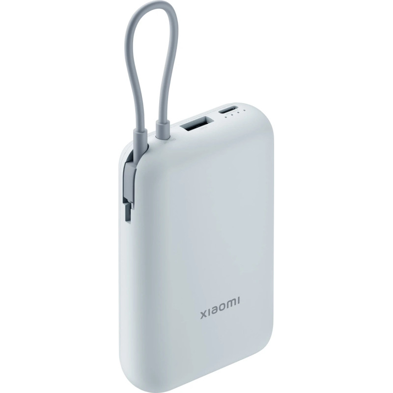 Power Bank Xiaomi 10000mAh (Integrated Cable) ice blue BHR9073GL (P15ZM) UA