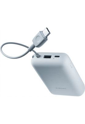 Power Bank Xiaomi 10000mAh (Integrated Cable) ice blue BHR9073GL (P15ZM) UA