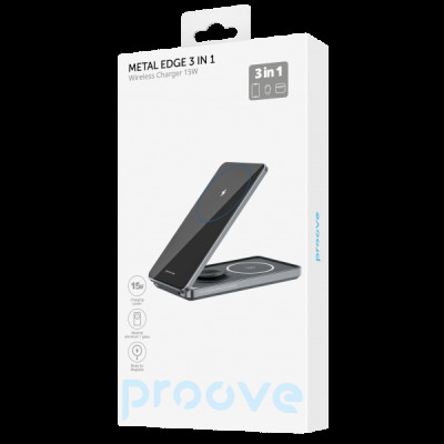 БЗП 3in1 15W Proove Metal Edge black (WSME15010001) UA