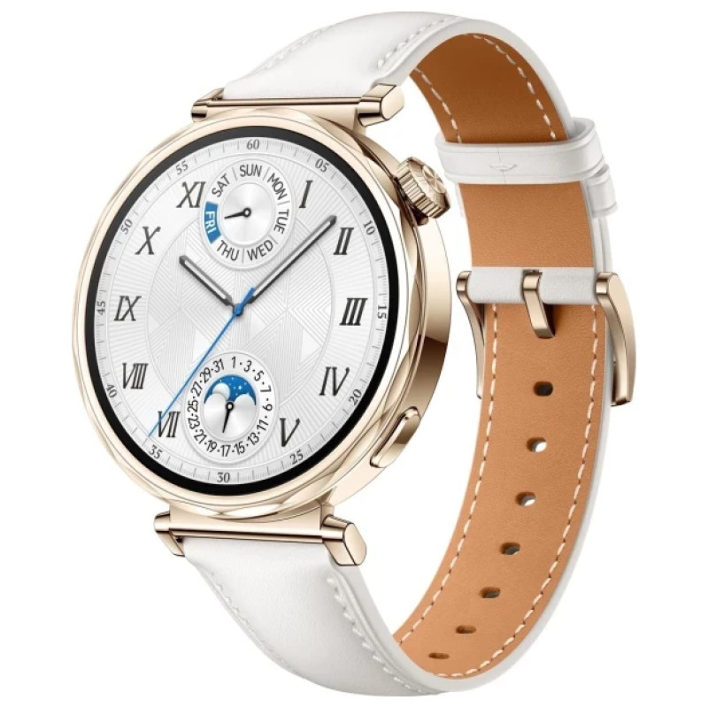 Smart Watch Huawei GT 5 41mm (JNA-B19) White (Leather Strap) UA