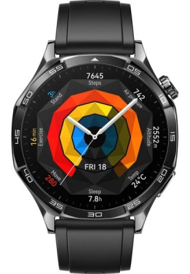 Smart Watch Huawei GT 5 46mm (VLI-B19) Black (Fluoroelastomer Strap) UA
