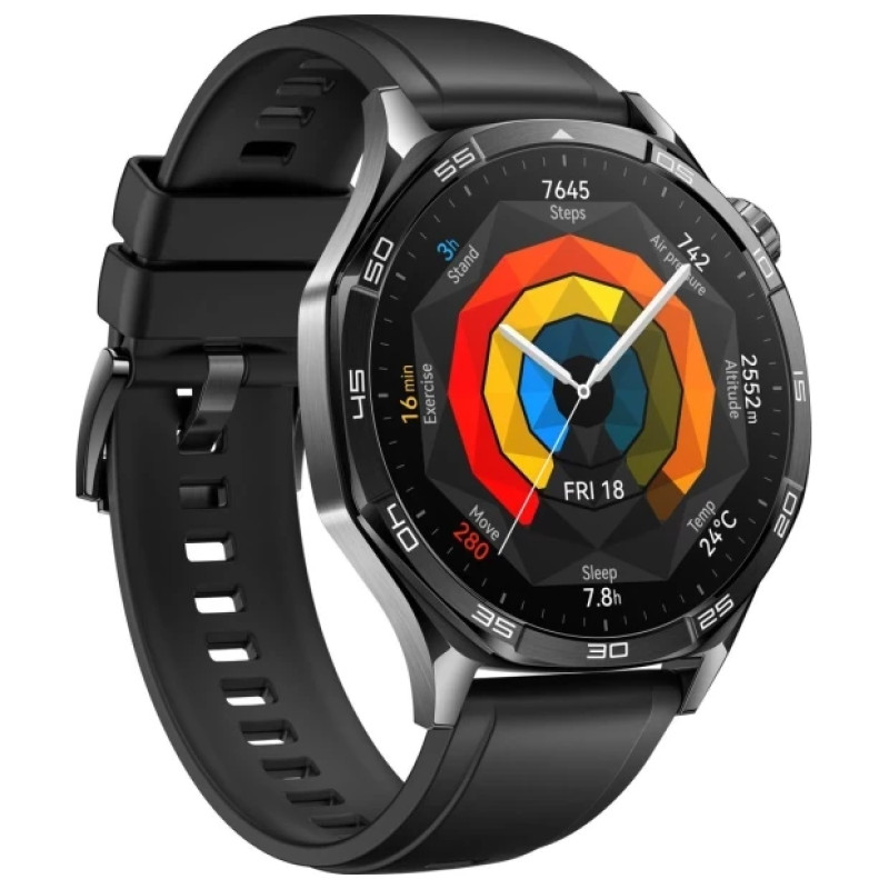 Smart Watch Huawei GT 5 46mm (VLI-B19) Black (Fluoroelastomer Strap) UA