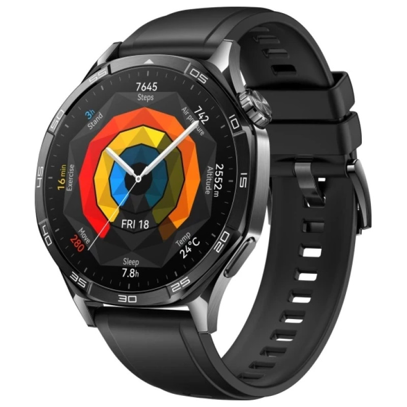 Smart Watch Huawei GT 5 46mm (VLI-B19) Black (Fluoroelastomer Strap) UA
