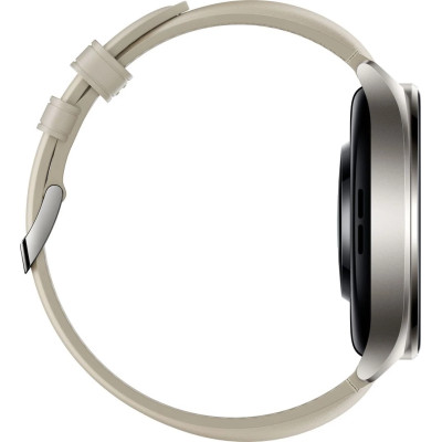 Smart Watch Xiaomi Watch 2 Titan Gray Case With White Leather Strap (BHR9306GL) UA