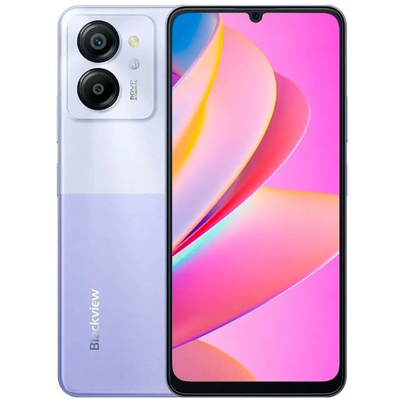 Смартфон Blackview Color 8 8/256Gb Wisteria Purple Global version