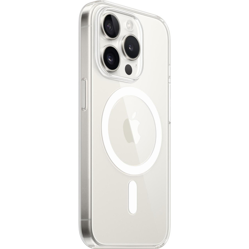 Накладка iPhone 15 Pro Clear Case MagSafe MT223