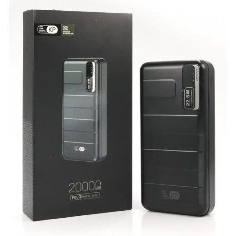 Power Bank King Power KP-22 20000mah 22.5W QC3.0 black