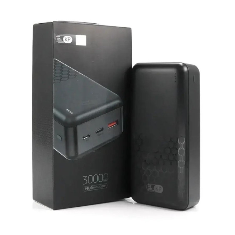 Power Bank King Power KP-33 30000mah 20W QC3.0 black