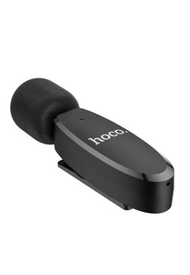 Мікрофон Hoco L15 Lightning Crystal lavalier wireless digital microphone black