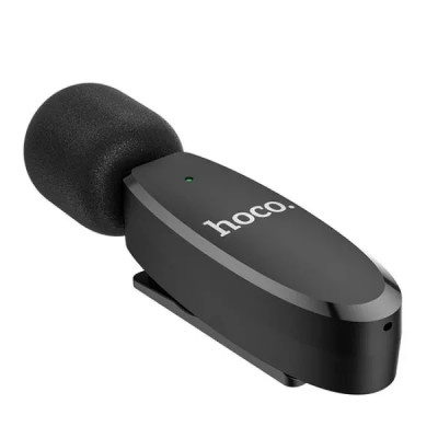 Мікрофон Hoco L15 Lightning Crystal lavalier wireless digital microphone black