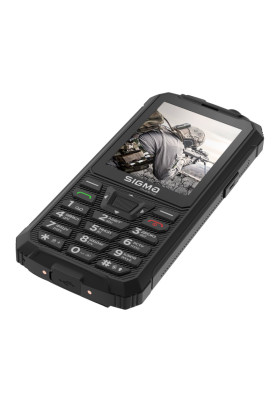 Телефон Sigma X-treme PR68 Type-C Black Гарантія 12 місяців